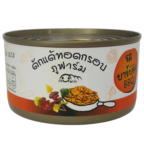 ภูฟาร์ม ดักแด้ไหมทอดอบกรอบ รสบาร์บีคิว