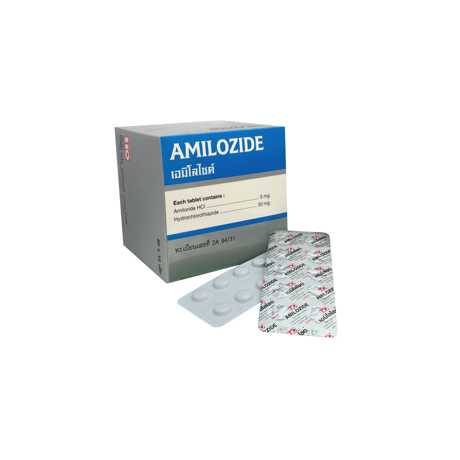 AMILORIDE HCl 5 mg + HYDROCHLOROTHIAZIDE 50 mg