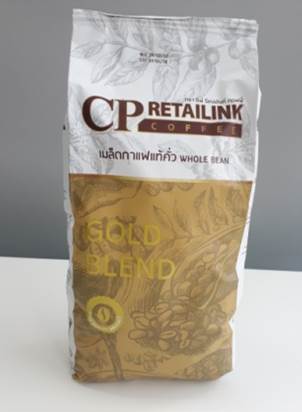 เมล็ดกาแฟแท้คั่ว (เมล็ดกาแฟแท้คั่ว โกล เบลนด์)