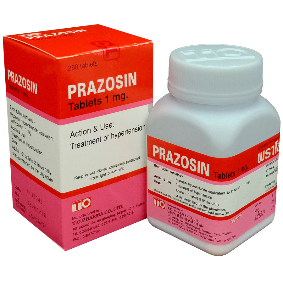 PRAZOSIN HCl  1 mg