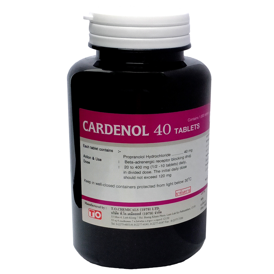 PROPRANOLOL HCl 40 mg