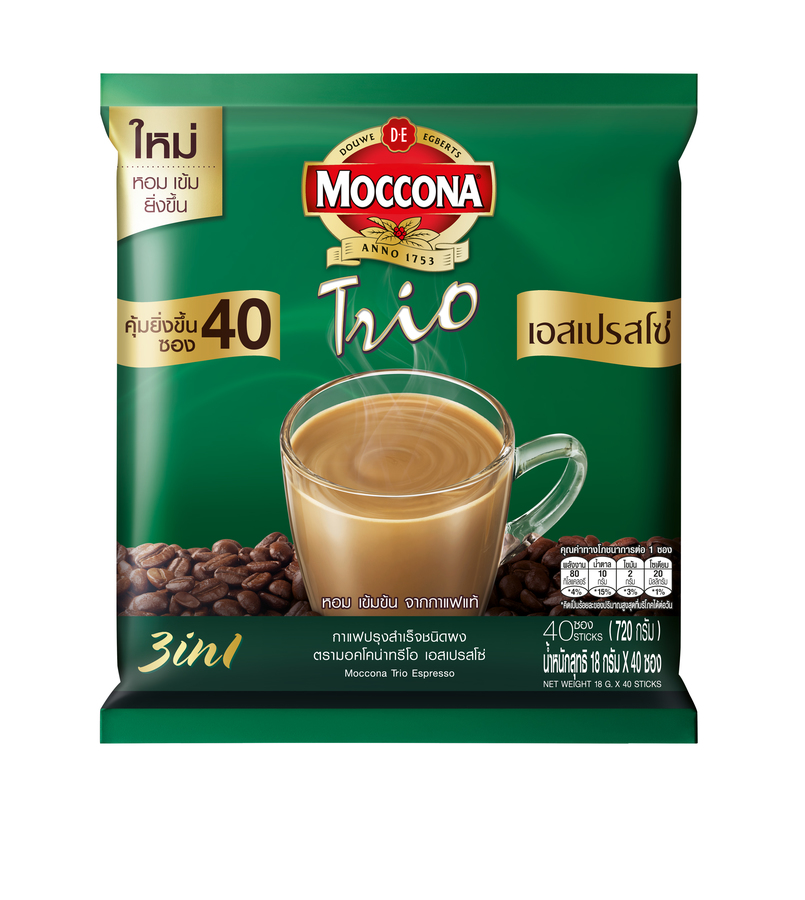 ทรีโอ เอสเปรสโซ 18ก แพค 40 ซอง