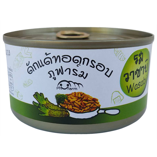 ภูฟาร์ม ดักแด้ไหมทอดอบกรอบ รสวาซาบิ
