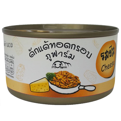 ภูฟาร์ม ดักแด้ไหมทอดอบกรอบ รสชีส