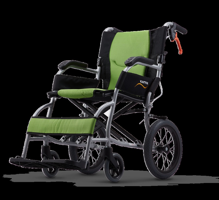 รถเข็นวีลแชร์/รถเข็นผู้ป่วย/รถเข็นผู้พิการ
Ergo Lite KM-2501-18*16-SILVER-GREEN-6*14F-PROTEC 