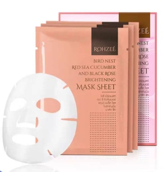 ROHZEE Red Sea Cucumber and Black Rose Brightening Mask Sheet