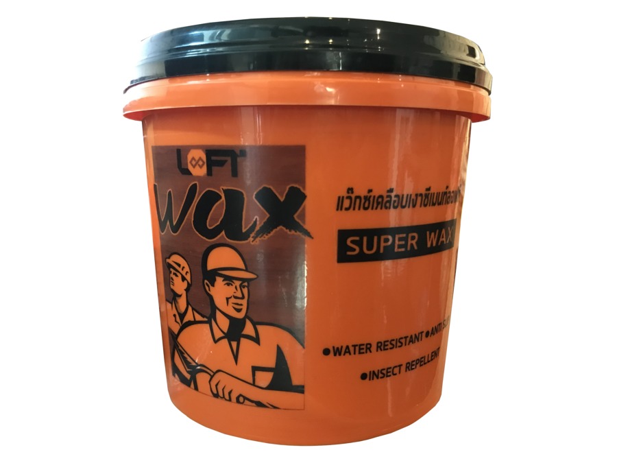 แว๊กซ์เคลือบเงาซีเมนท์ลอฟท์  สีดำเข้ม ใช้สำหรับ 102,103 ขนาด 1 กิโลกรัม	
