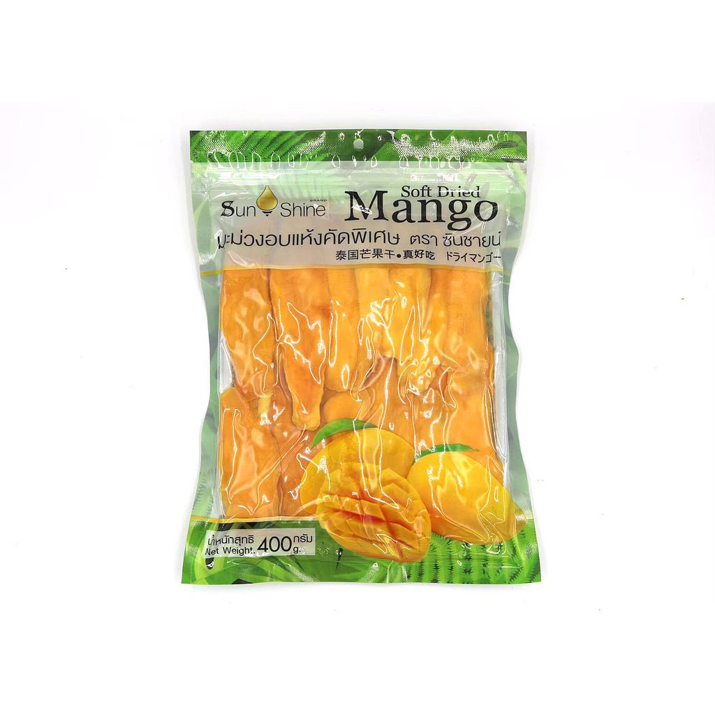 มะม่วงอบแห้ง ซองเขียว ขนาด 400g.