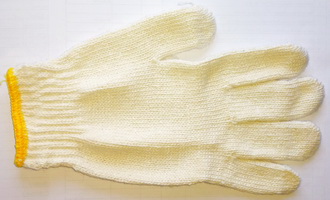 ถุงมือผ้าถัก