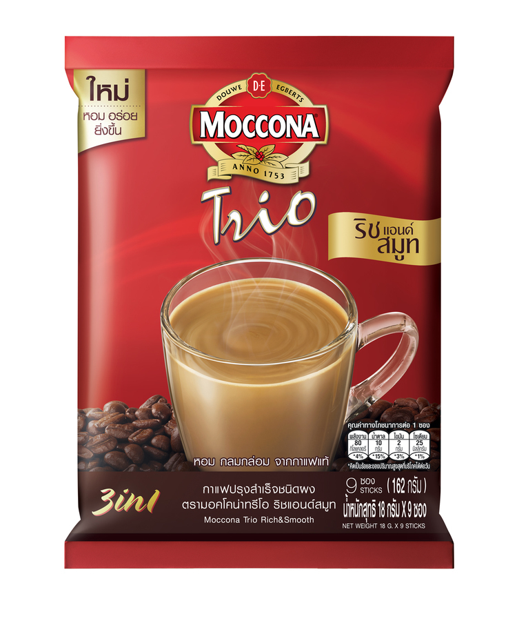 ทรีโอ ริช&amp;สมูธ 18กรัม แพค 9 ซอง