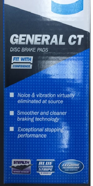 Disc brake pad DB1481 GCT