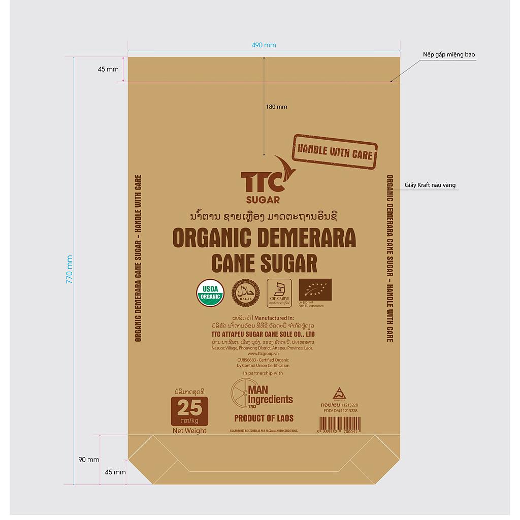 ORGANIC DEMERARA CANE SUGAR
