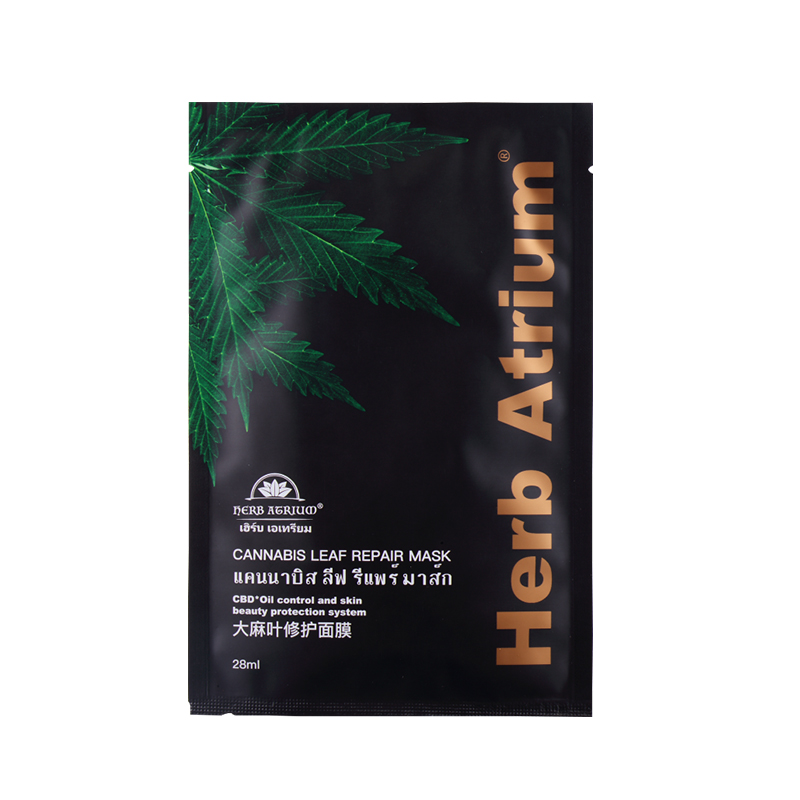 Herb Atrium  มาร์กซ่อมบำรุงผิวหน้าแคนนาบิส ลีฟ 28mlx5 PCS