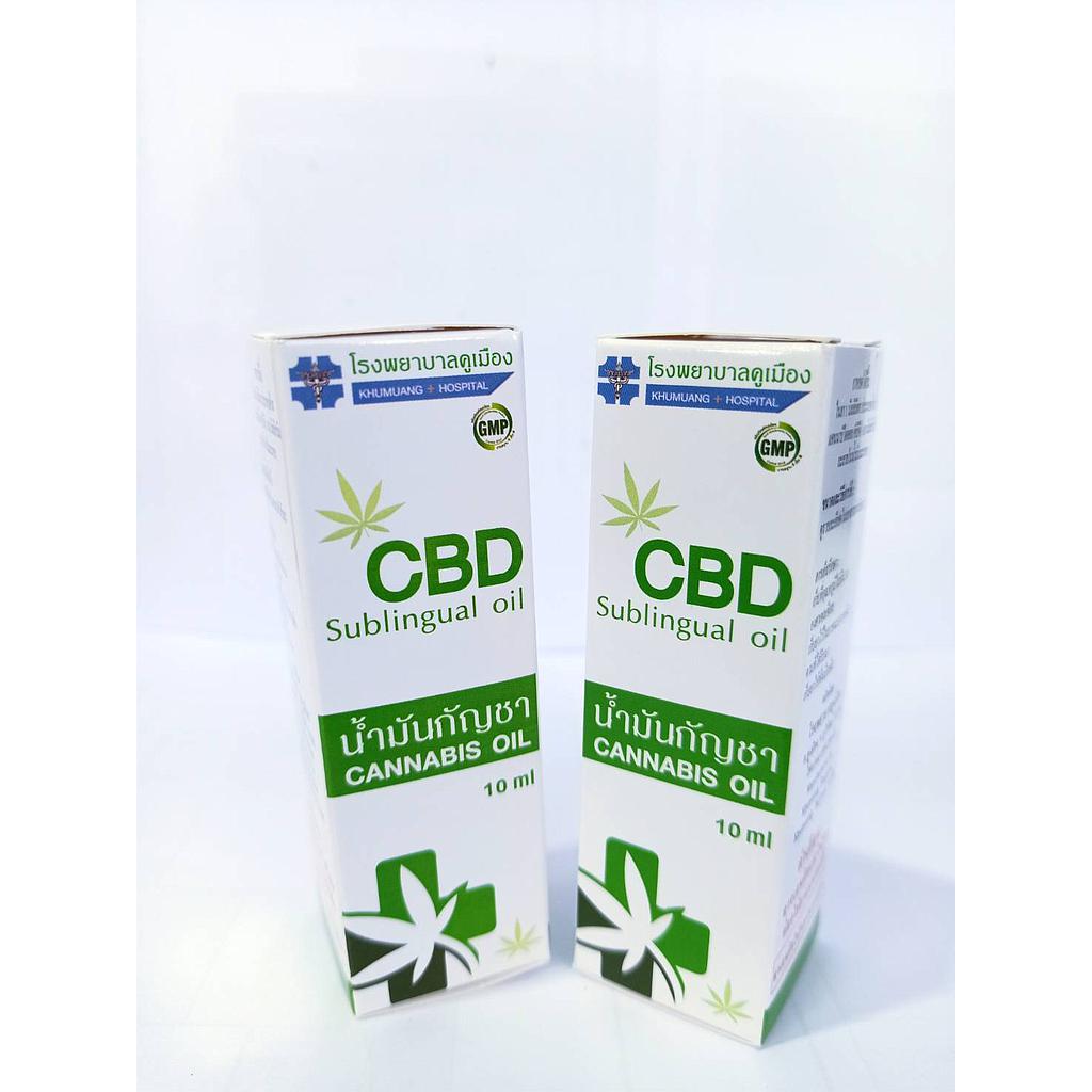 ยาน้ำมันกัญชาหยดใต้ลิ้น CBD 100mg/ml ขนาดบรรจุ 10 ml