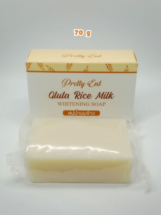 Gluta Rice Milk Whitening Soap สบู่น้ำนมข้าว
