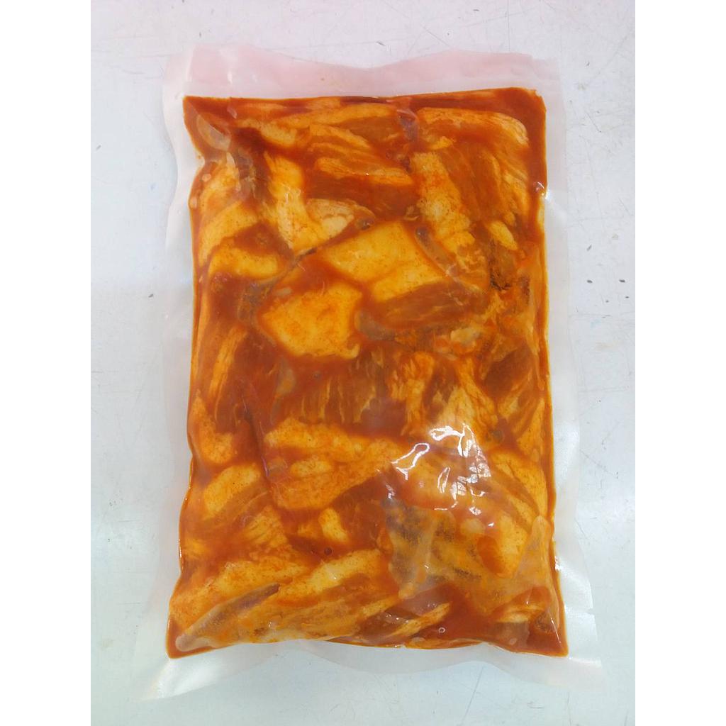 หมูสามชั้นหมักโกชูจัง 500 กรัม
