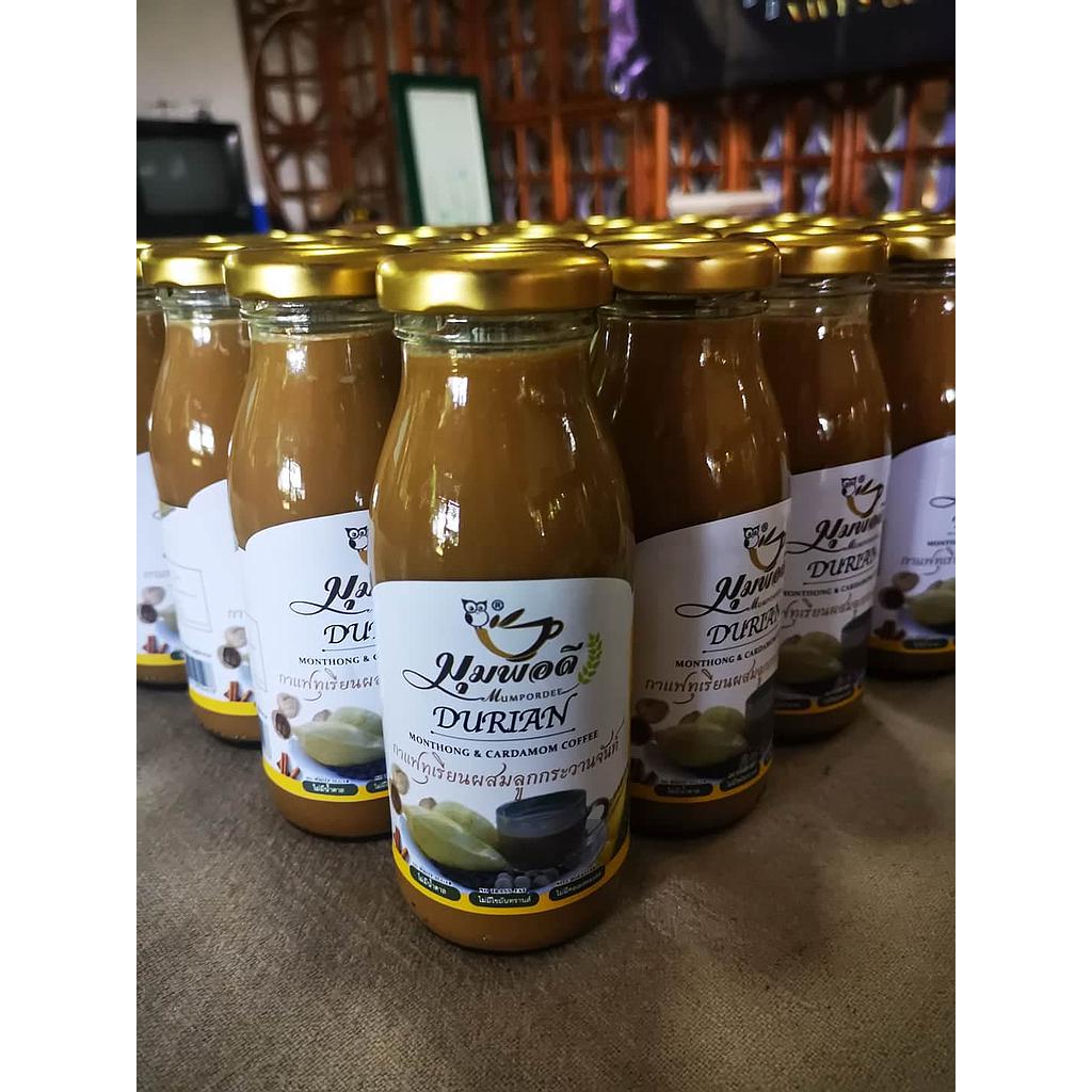 กาแฟทุเรียนผสมกระวาน แบบขวด 180 ml