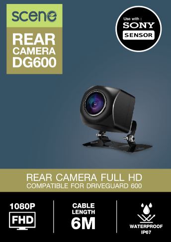Rear camera for SceneDriveguard 600 10M
