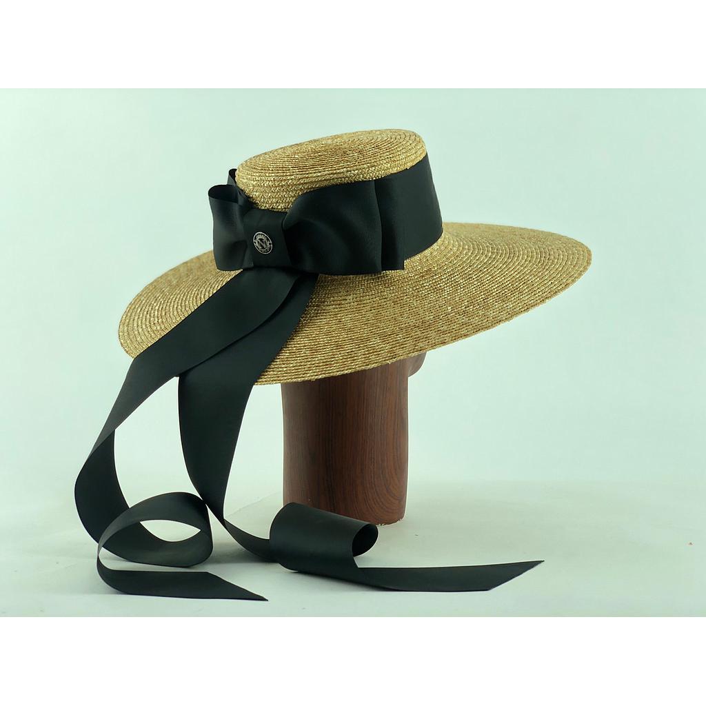 N025-F  รุ่น Sonia Hat #Ribblack