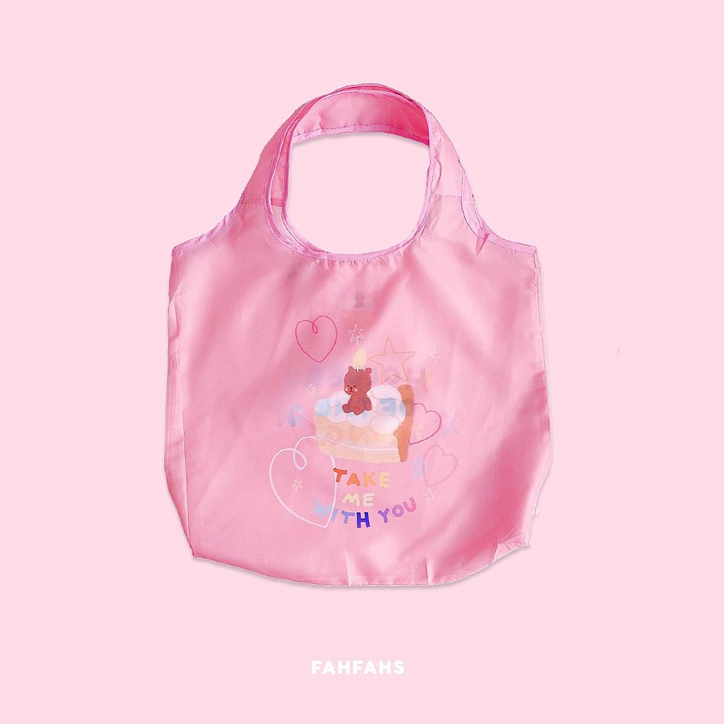 SHOPPING BAG (pink pudding)