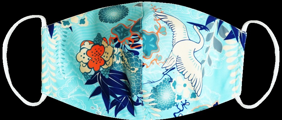 หน้ากากผ้า EGOMask สำหรับผู้ใหญ่ ลายนกกระเรียน (EM04)
