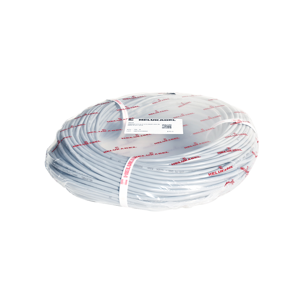 สายสัญญาณมีชิลด์ TRONIC-CY (LiY-CY) 2X0.75ตร.มม 100ม.เทา