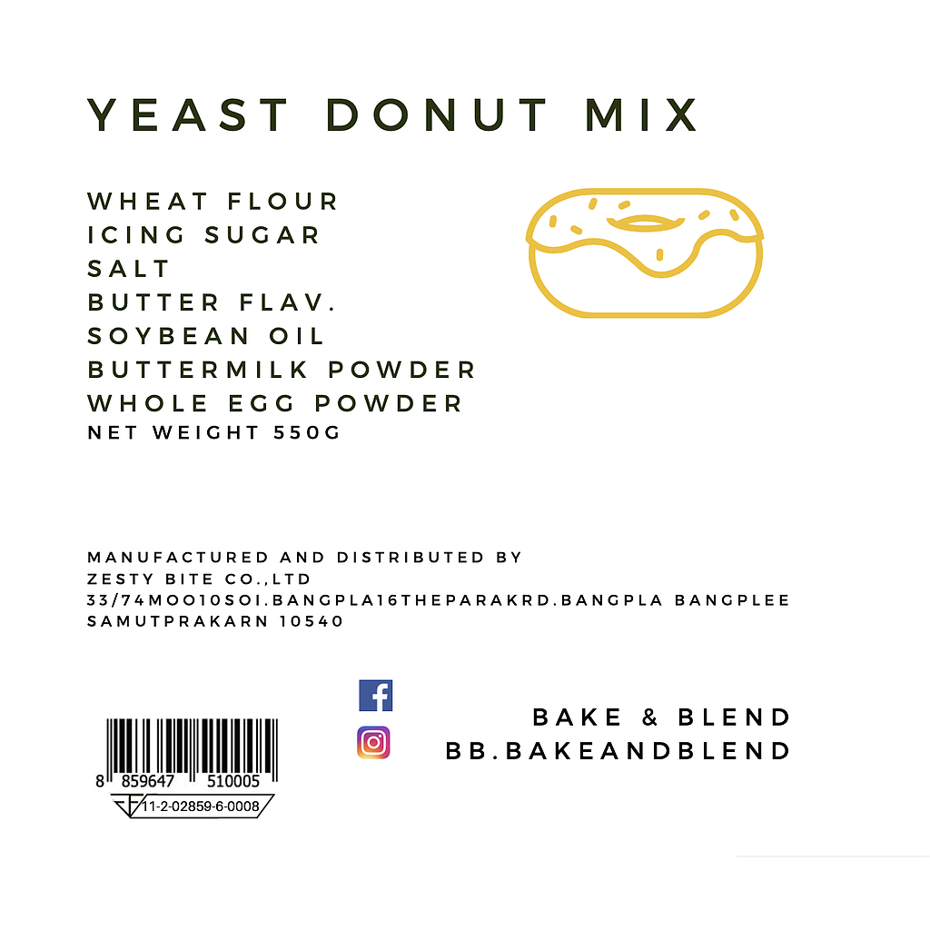 B&amp;B MOIST YEAST DONUT MIX