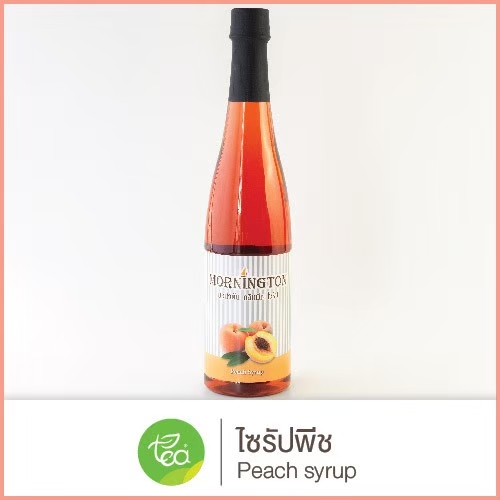 ไซรัปพีช Monington 750ml