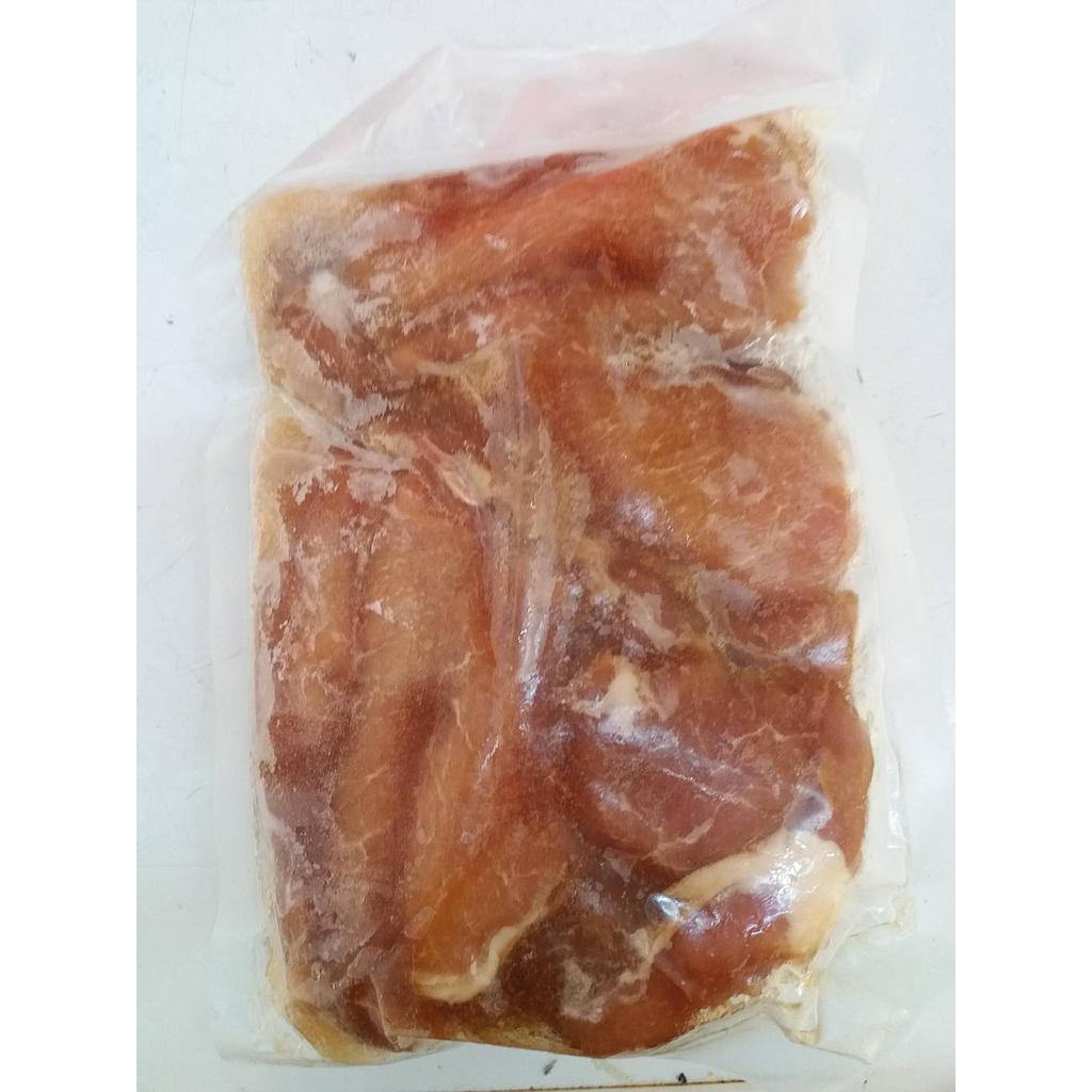 สันคอหมูหมักซอสหวาน 1,000 กรัม 