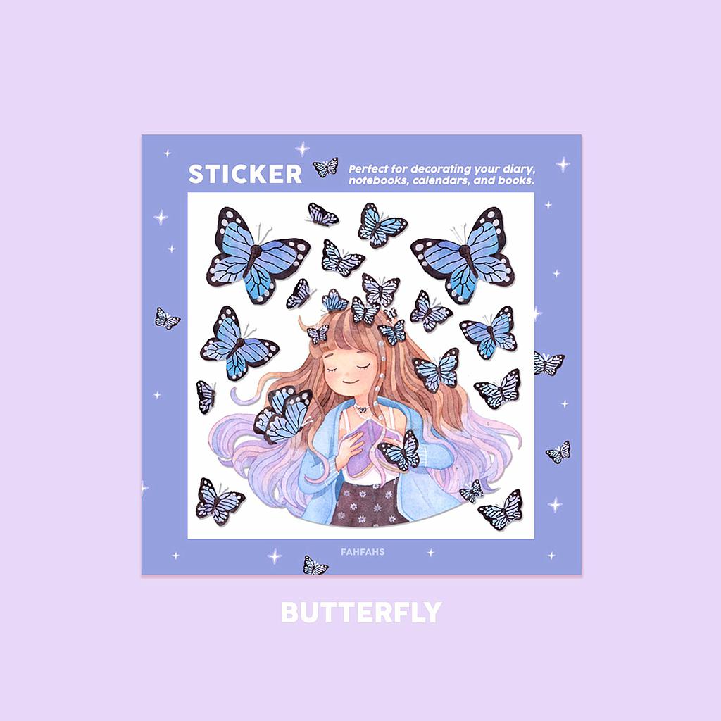 WINKY STICKER (butterfly)