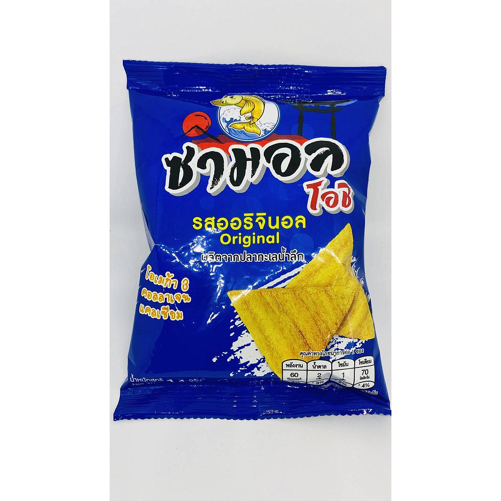 ขนมอบกรอบผสมหนังปลา  ซามอล  โอชิ รสออริจินอล