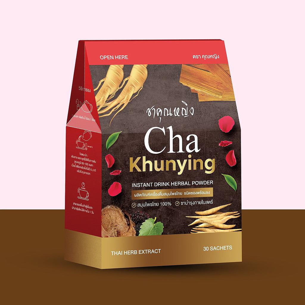 ชาคุณหญิง ชาบำรุงภายในสตรีชนิดซองพร้อมชง