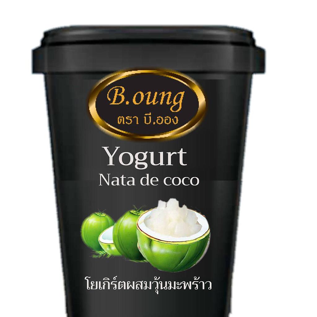 โยเกิร์ตผสมวุ้นมะพร้าว