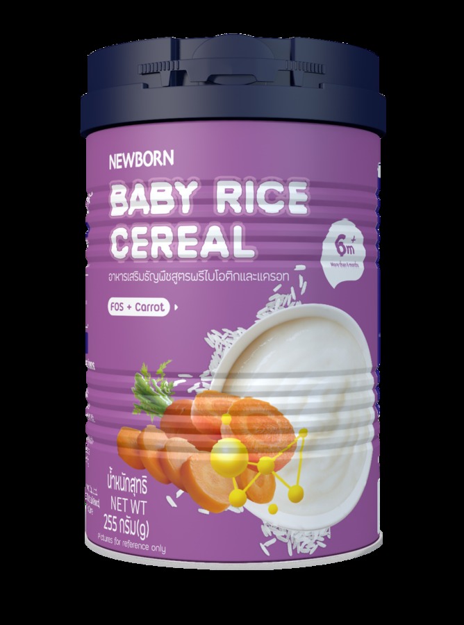 NEWBORN FOS &amp; Carrot Baby Rice Cereal