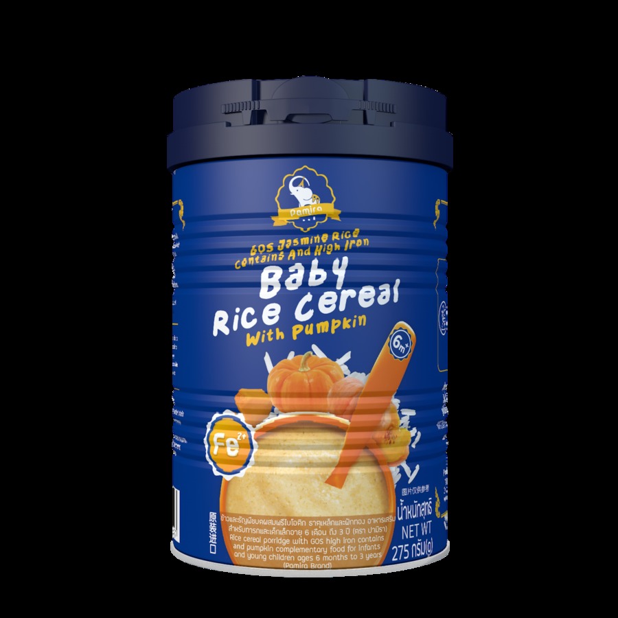 Pamira GOS Jasmine Rice Contains And High Iron Baby Rice Cereal With Pumpkin