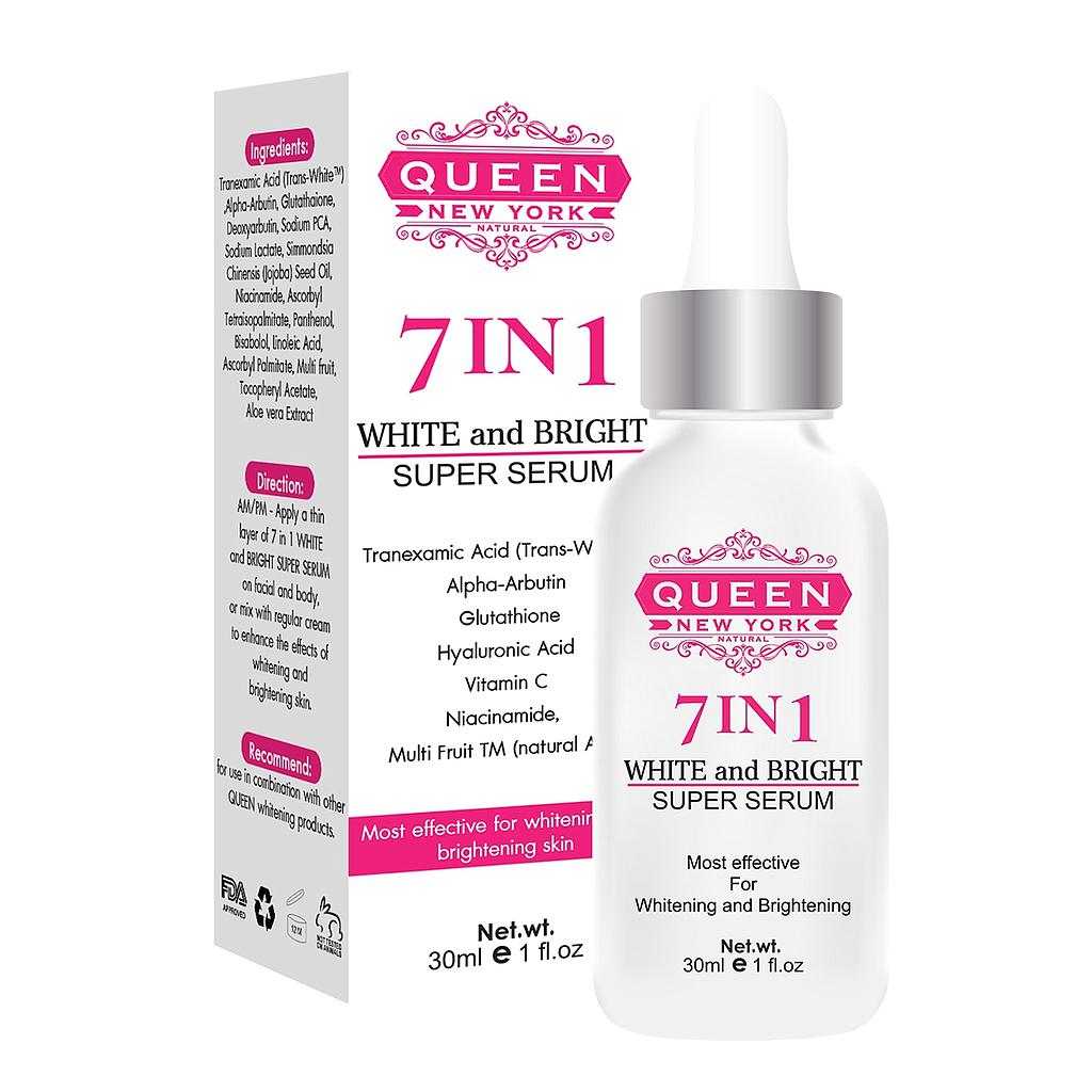 7in1 Tranexamic Acid 5% Super Serum-Alpha arbutin, Glutathione, Hyaluronic Acid Vitamin C-Dark Spots, Hyper-pigmentation, Melasma Sun Damage