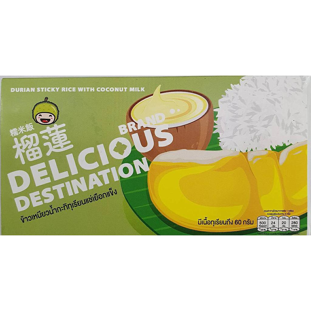 ข้าวเหนียวน้ำกะทิทุเรียนแช่เยือกแข็ง