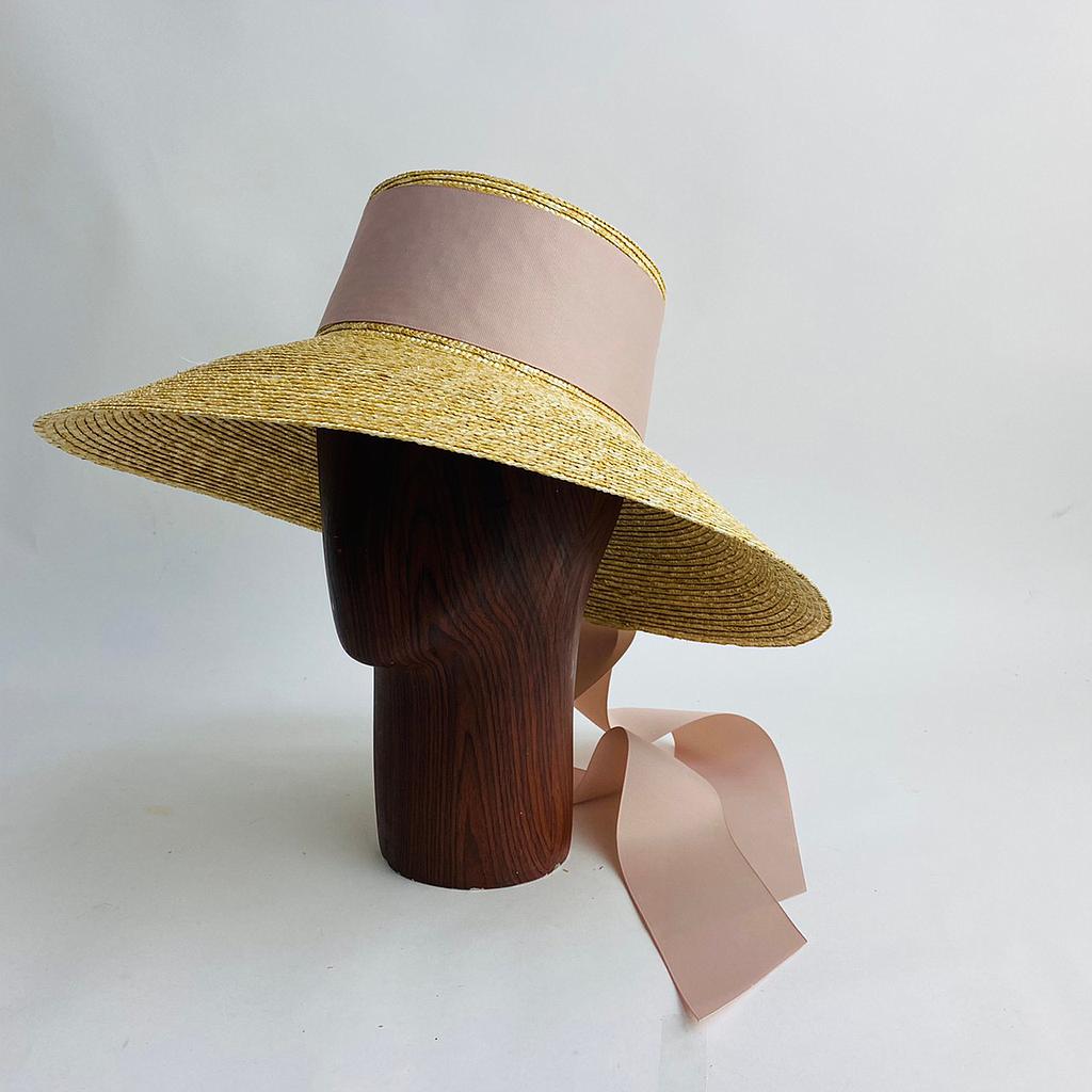 N044-F รุ่น N down-brim hat #Pink