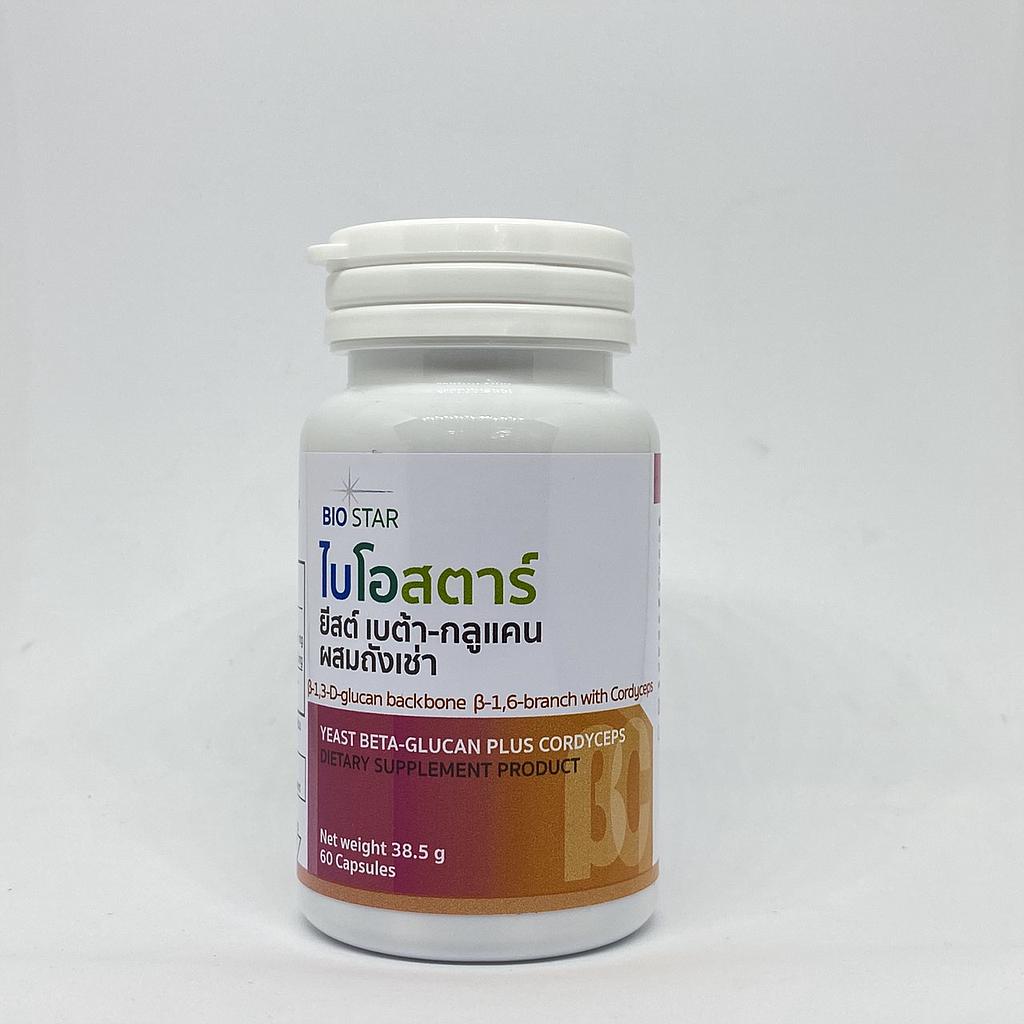 ยีสต์ เบต้า-กลูแคน ผสมถังเช่า ขนาดแคปซูล 250 mg