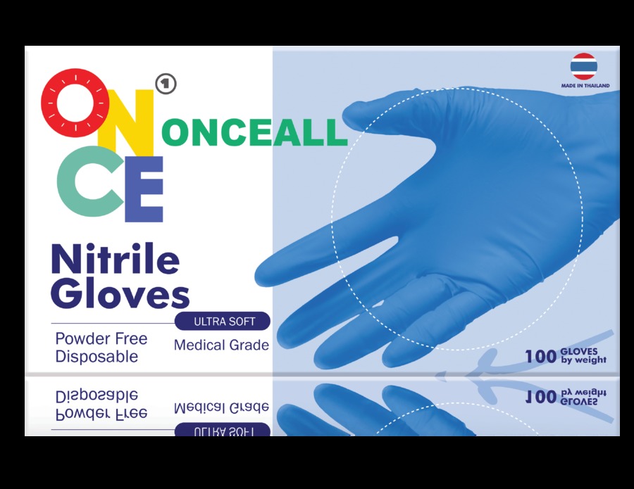 Nitrile Powder Free Gloves (M)