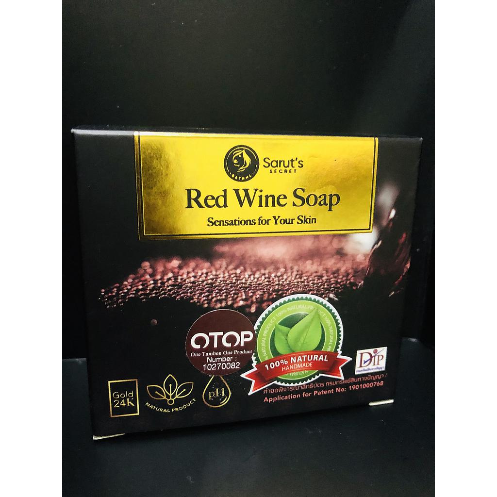 สบู่ไวน์แดง