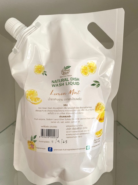 น้ำยาล้างจาน รีฟิล 1 ลิตร Lemon Mint 