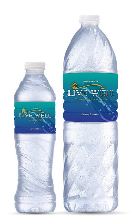 น้ำดื่ม Live well 600 มล.