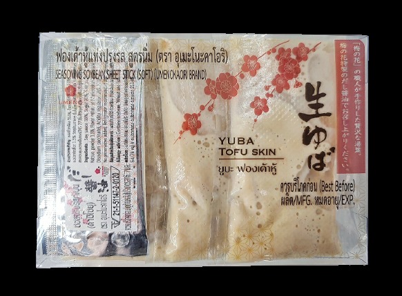 ฟองเต้าหู้แท่งปรุงรส (สูตรนิ่ม) ตราอุเมะโนะคาโอริ-กล่องเล็ก