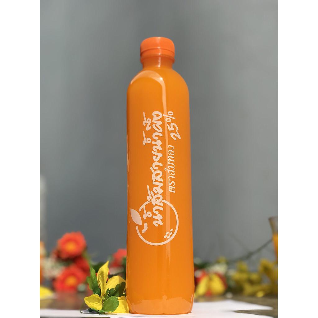 น้ำส้มสายน้ำผึ้ง 25% 
พร้อมดื่ม 500 ml.