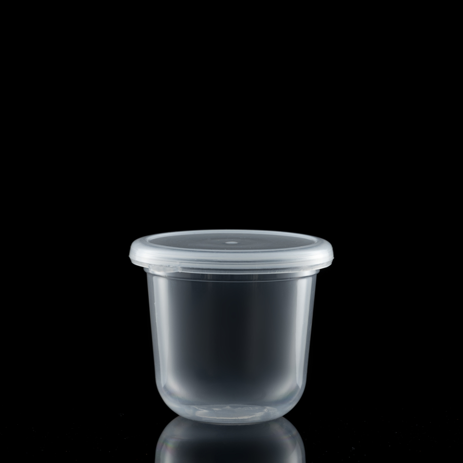 V241-N แก้วเซฟตี้ล๊อค 12 Oz. PP (นิ่ม) + ฝาใส