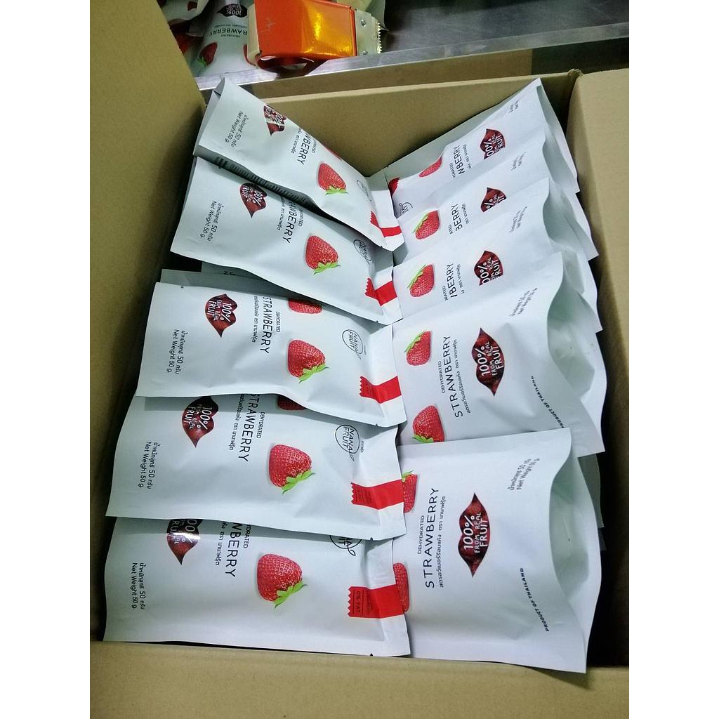 Dehydrated Strawberry Pack 50 g x 70 bags