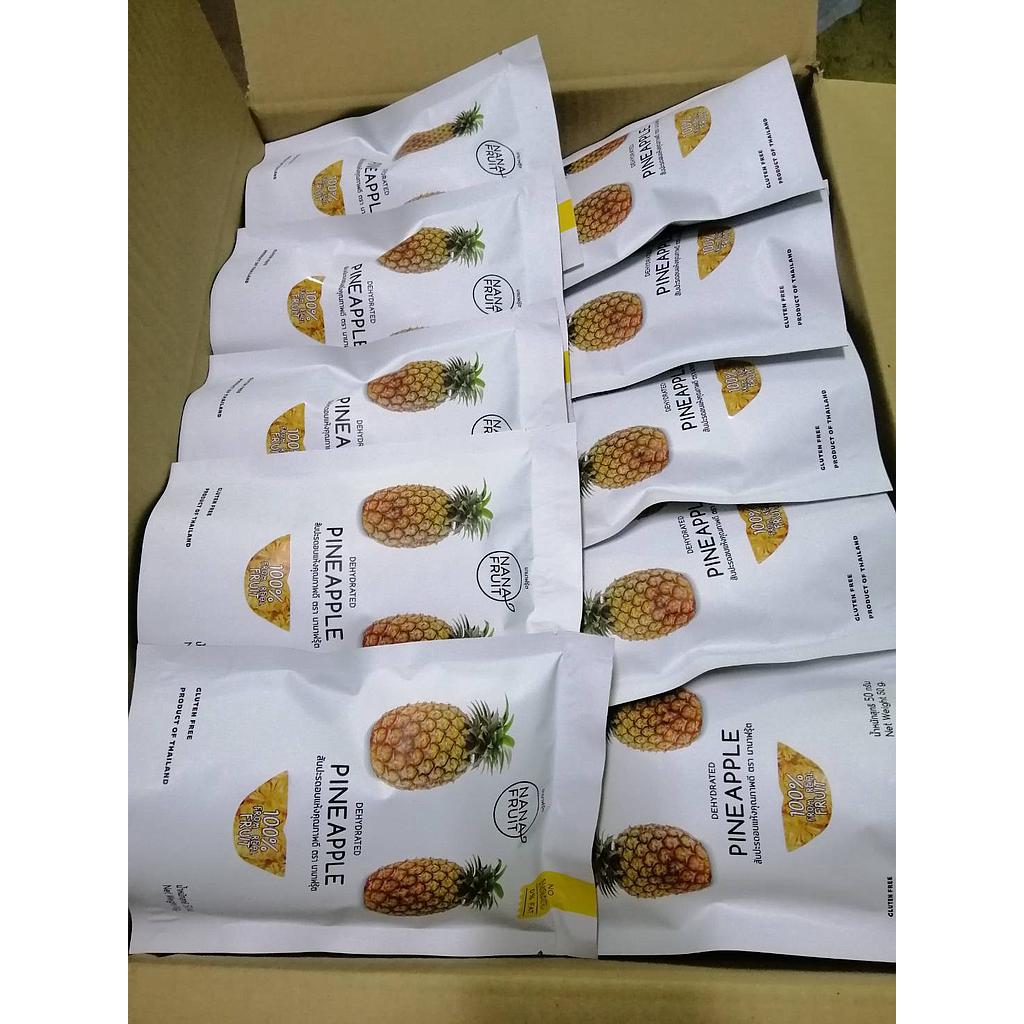 Dehydrated Pineapple Pack 50 g x 70 bags