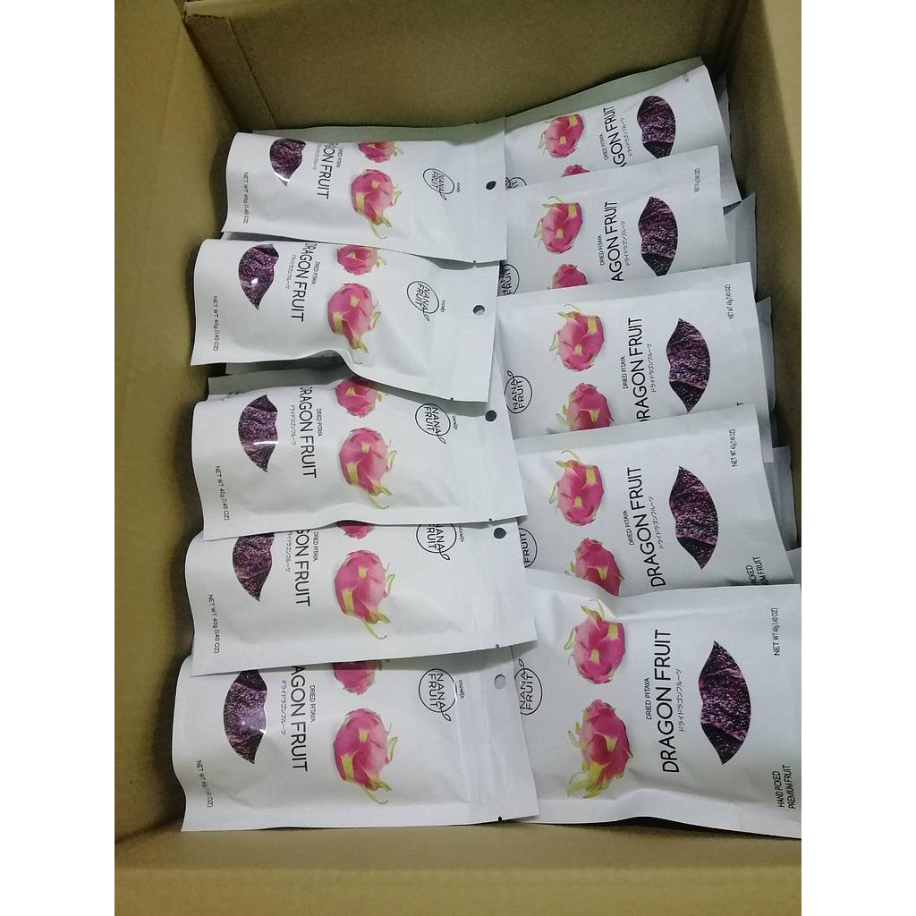 Dehydrated Dragon Fruit Pack 50 g x 70 bags