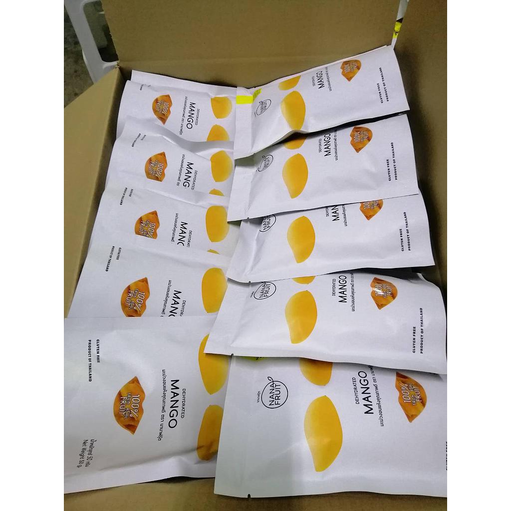 Dehydrated Mango Pack 50 g  x 70 bags